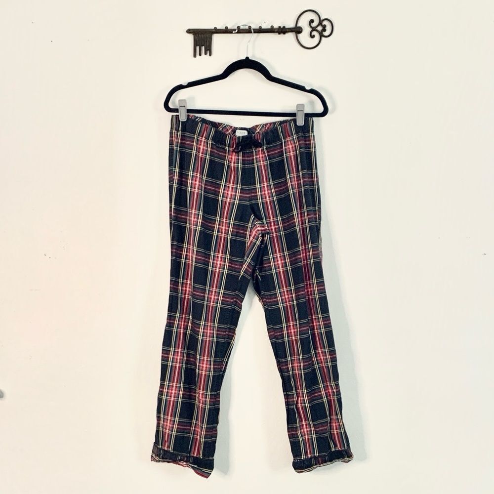 J Crew holiday plaid Womans small pajama pants